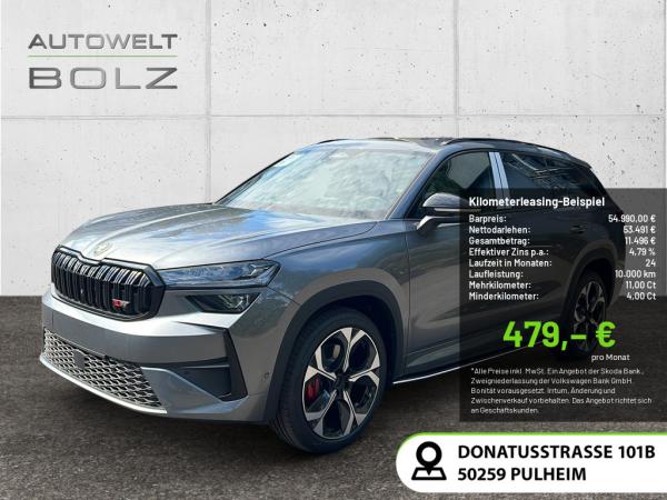 Skoda Kodiaq RS 2.0 TSI 4x4 AHK MATRIX 360Kamera NAVI