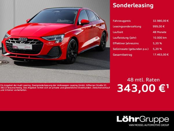 Audi A3 Limousine TFSI S line s-tronic ACC Kamera GWP