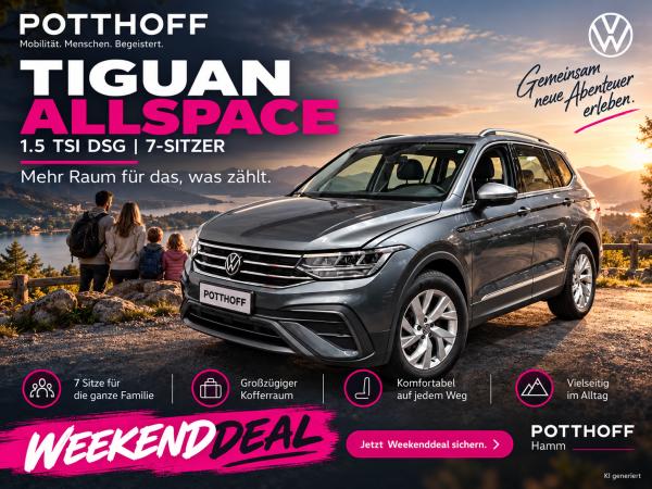 Volkswagen Tiguan Allspace 1.5 TSI DSG Life 💥FAMILY-DEAL💥 7-Sitzer AHK NAVI SHZ