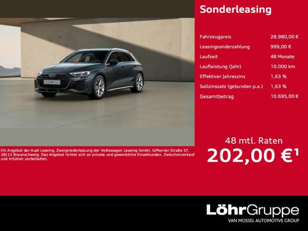 Audi A3 Sportback TDI S line Kamera LED ACC Navi GWP