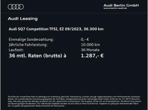 Audi SQ7 competition plus TFSI tiptr. AHK HUD PANO