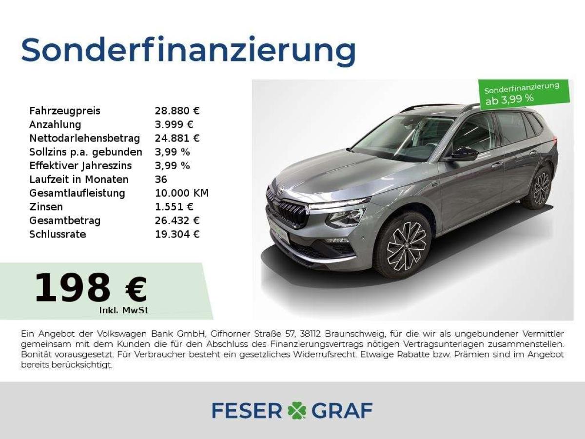 Skoda Kamiq Selection 1,5l TSI DSG *RFK SHZ MATRIX NAVI AHK*