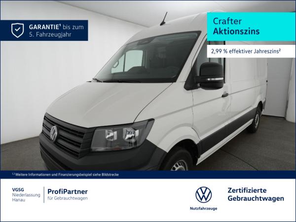 Volkswagen Crafter Kasten mittlerer Radstand AHK vorbereitung