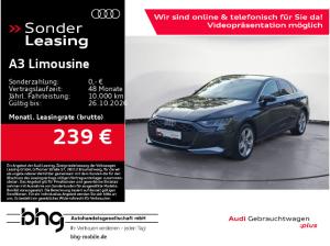 Audi A3 Limousine advanced 35 TFSI S-Tronic, inkl. WKR und Garantie bis Jan 2030 gültig bis zum 07.10.2026