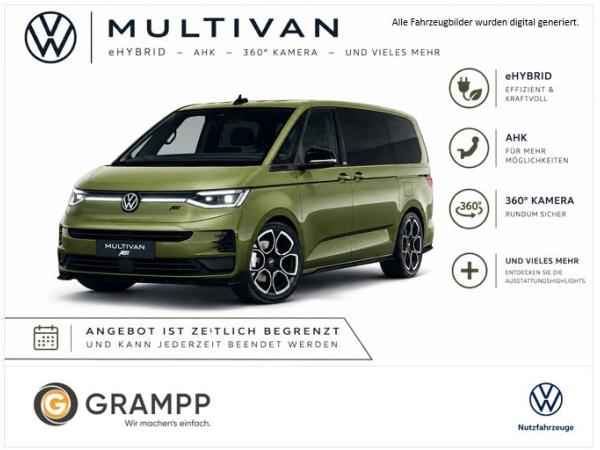 Volkswagen T7 Multivan Multivan ABT Generation Motor: 1,5 l eHybrid 4MOTION 130 kW 100 kW  19,7 kWh LÜ AHK + 360° Kamera +