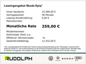 Skoda Epiq Essence 55 ACC LED StandHZG Apple CarPlay