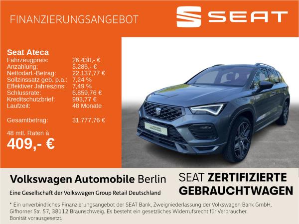 Seat Ateca 1.5 TSI DSG FR Climatronic Navi LED PDC SHZ