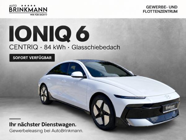 Hyundai IONIQ 6 ab 416,37 € Netto 🎯 CENTRIQ | 84 kWh | Glasschiebedach | SOFORT