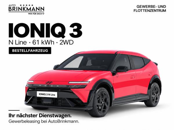 Hyundai IONIQ 3 ab 269,45 € Netto 🎯 N Line | 61 kWh | 135 PS | Bestellfahrzeug
