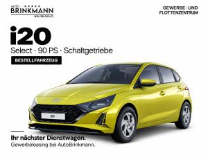 Hyundai i20 ab 114,77 € Netto 🎯 Select | 90 PS | Schaltgetriebe | Bestellfahrzeug