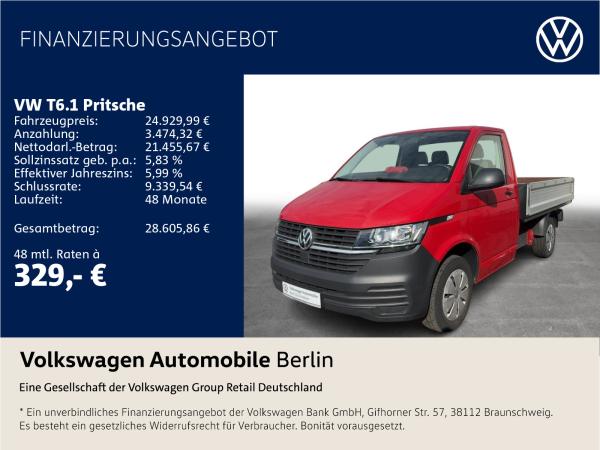 Abbildung Leasingangebot VW T6.1