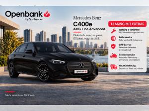 Mercedes-Benz C 400 AMG Line Advanced inkl. Wartung/Verschleiß + GAP Service + Reifenservice + Schadenmanagem