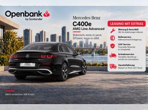 Mercedes-Benz C 400 AMG Line Advanced inkl. Wartung/Verschleiß + GAP Service + Reifenservice + Schadenmanagem