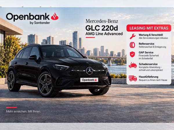 Mercedes-Benz GLC 220 AMG Line Advanced inkl. Wartung/Verschleiß + GAP Service + Reifenservice + Schadenmanagemen