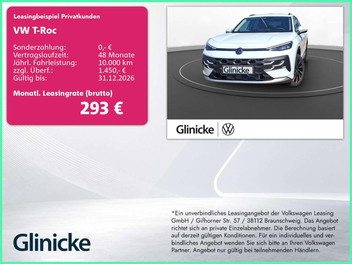 Volkswagen T-Roc Life *ABVERKAUF* 116 PS DSG | Ahzv. | RÜKA