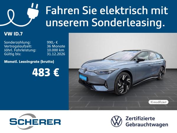 Volkswagen ID.7 GTX Tourer 4MOTION AHK NAVI 360° H&K ACC