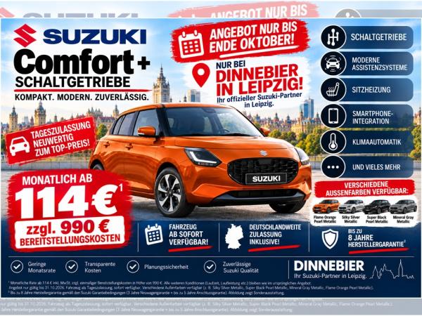 Abbildung Leasingangebot Suzuki Swift