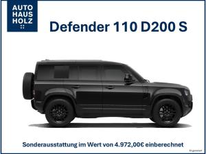 Land Rover Defender Neubestellung! Defender 110 D 200 S - FAHRASSISTENTSPAKET - BLACKPAKET - 360 GRAD KAMERA - SHZ