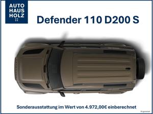 Land Rover Defender Neubestellung! Defender 110 D 200 S - FAHRASSISTENTSPAKET - BLACKPAKET - 360 GRAD KAMERA - SHZ