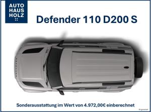 Land Rover Defender Neubestellung! Defender 110 D 200 S - FAHRASSISTENTSPAKET - BLACKPAKET - 360 GRAD KAMERA - SHZ