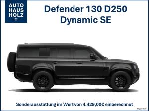 Land Rover Defender Neubestellung! Defender 130 D 250 Dynamic SE - FAHRASSISTENTSPAKET - BLACKPAKET - 360 GRAD KAMERA -