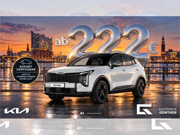 Kia Sportage Automatik Black Edition *sofort verfügbar* Deluxeweiß / Dach Schwarz | Privat