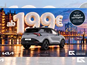 Kia Sportage Automatik Black Edition *sofort verfügbar* Lunarsilber / Dach Schwarz | Gewerbe