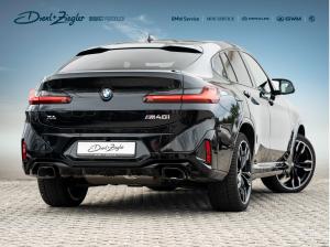 BMW X4 M40i PANO AHK ACC Laser HuD H&K Sitzlüf 360° saphirschwarz / brooklyngrau