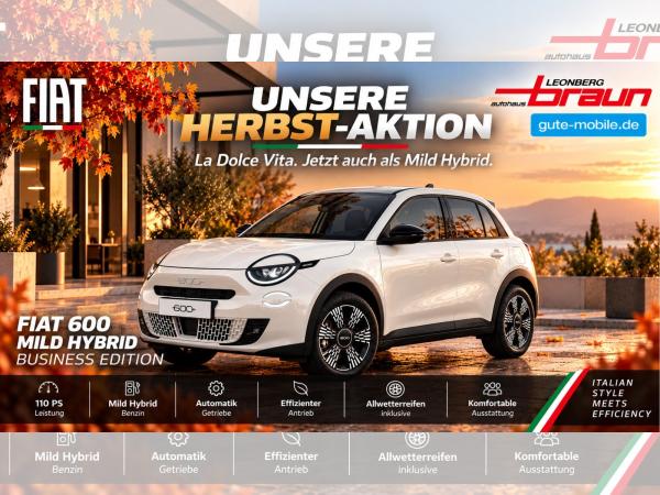 Abbildung Leasingangebot Fiat 600