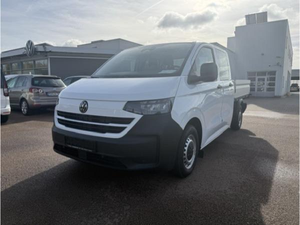 Volkswagen Transporter Doppelkabine Pritsche AHK Klima LED Ganzjahresreifen ACC