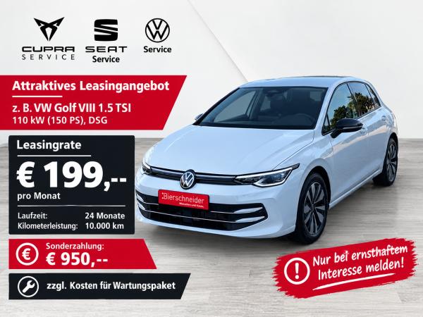 Volkswagen Golf Golf 8 1.5 eTSI DSG - Goal - *nur mit € 950,-- Sonderzahlung gültig*