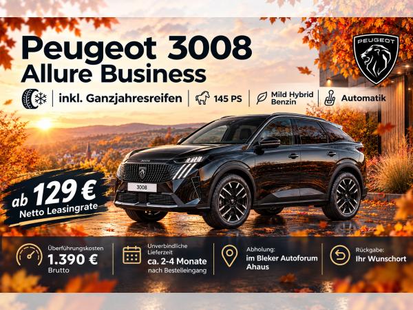 Abbildung Leasingangebot Peugeot 3008