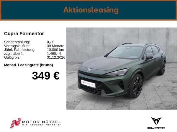Cupra Formentor 2.0 TSI VZ Allrad 7-Gang DSG