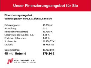Volkswagen ID.4 Pure 125kw 5JG+MATRIX+NAVI+AHK+ACC+SHZ+WäPu
