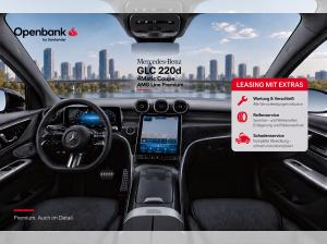 Mercedes-Benz GLC 220 d 4MATIC Coupé AMG-Line Premium|🔥Rate inkl. Services |Wartung & Verschleiß+Reifenservice+Schadeservi