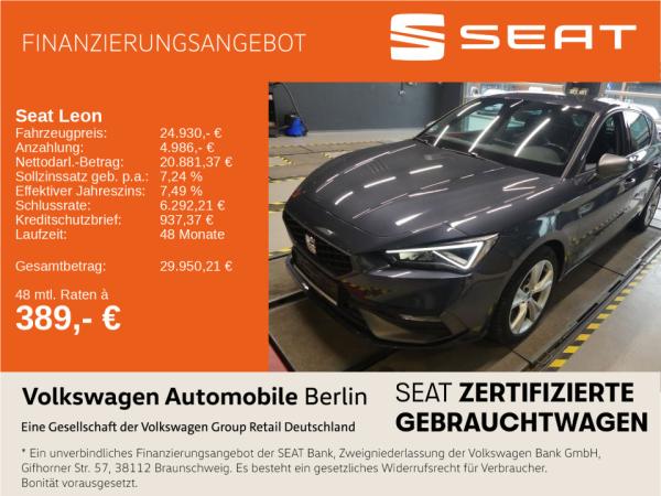 Seat Leon 1.0 eTSI DSG FR Navi LED SHZ ACC PDC