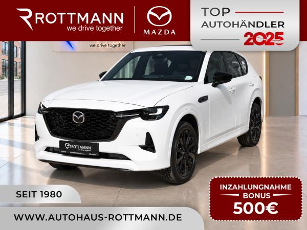 Mazda CX-60 D 254ps Aut. AWD Homura Plus SoMo Nappaleder in Schwarz