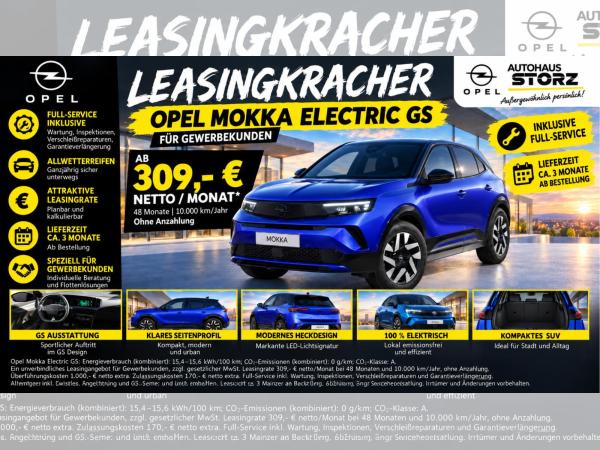Opel Mokka 54-kWh-Batterie 115kW GS|WINTERPAKET|3PHASEN|ALLWETTER|FULLSERVICE