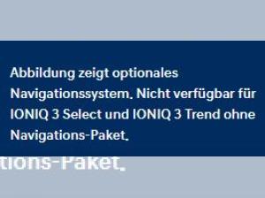 Hyundai IONIQ 3 IONIQ3 Trend 42 kWH f. Angest. im öffentl. Dienst / medizinischem Sektor (Details siehe Fließtext)