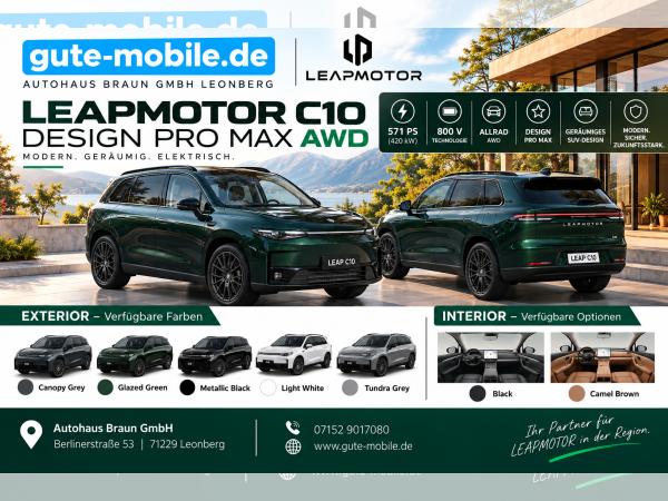 Leapmotor C10 AWD 571ps ProMax MJ27 Abholung in 71229 Leonberg