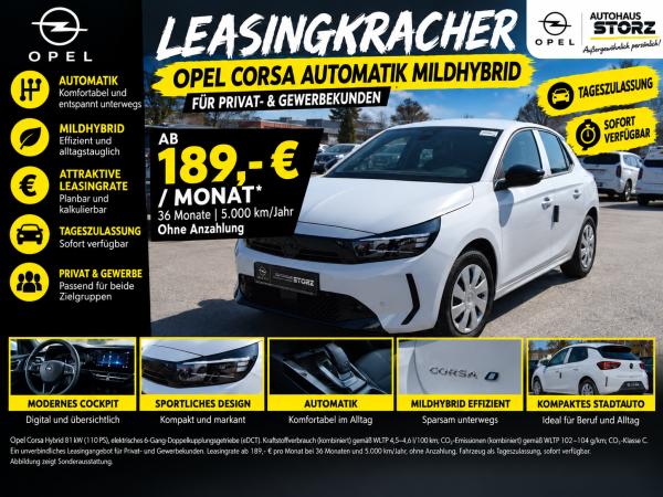 Opel Corsa Hybrid 81kW Edition eDCT|WINTER-KOMFORT-TECHPAKET|SOFORT