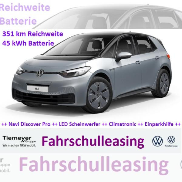 Foto - Volkswagen ID.3 FAHRSCHULLEASING Pure Performance