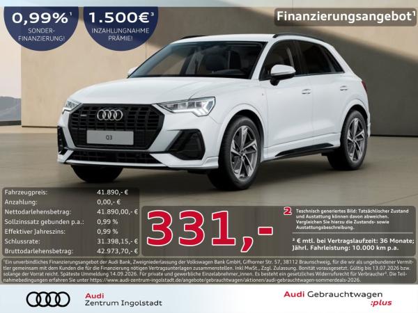 Audi Q3 40 TFSI qu S line AHK ACC LED Optik-Schw. 19