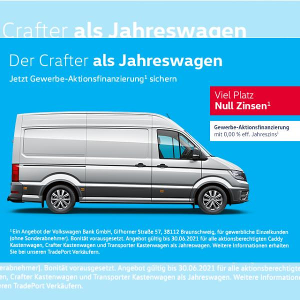 Foto - Volkswagen Crafter Kasten lang App-Connect Klima Kamera