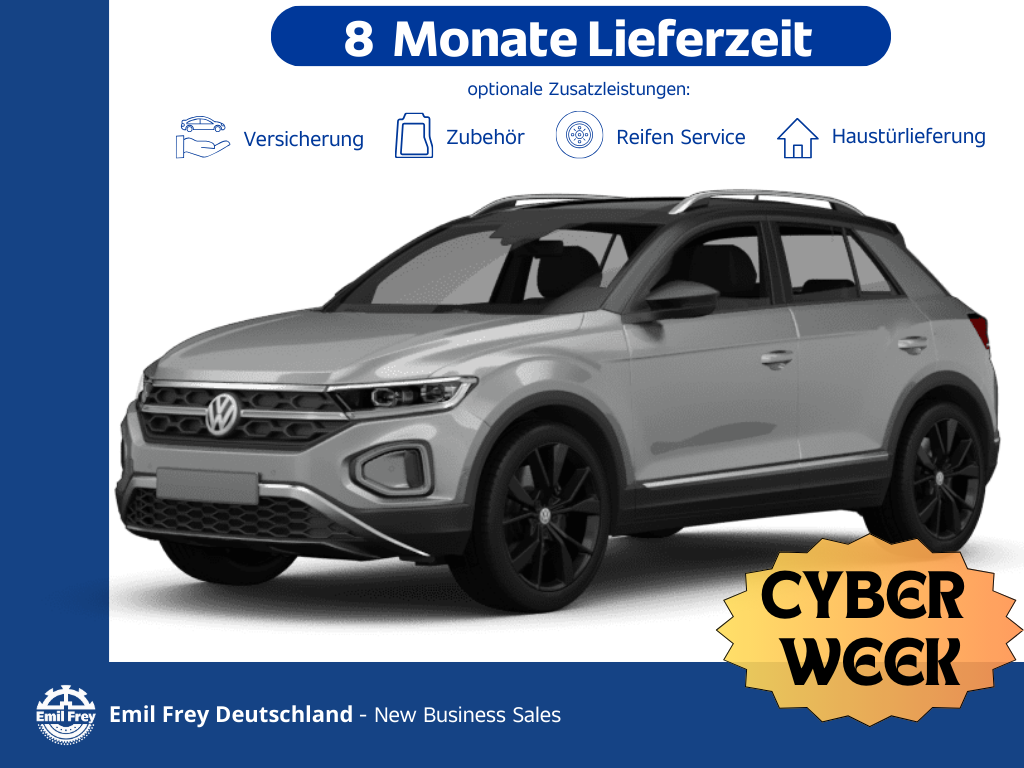 Volkswagen T-Roc R-Line 110 PS 6-Gang | Privatkundendeal + Black Friday Week Spezial