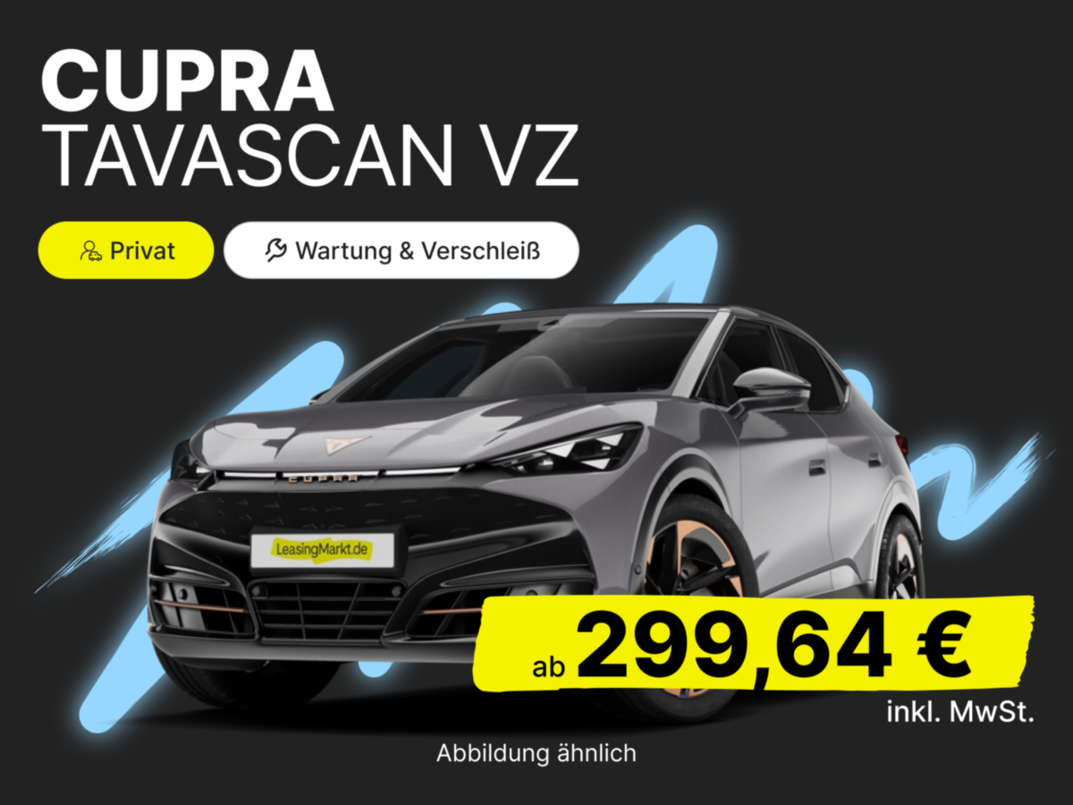 Cupra Tavascan 🔥VZ🔥 4Drive 250 kW (340 PS) 77 kWh  inkl. Wartung & Verschleiß 🔧🦺