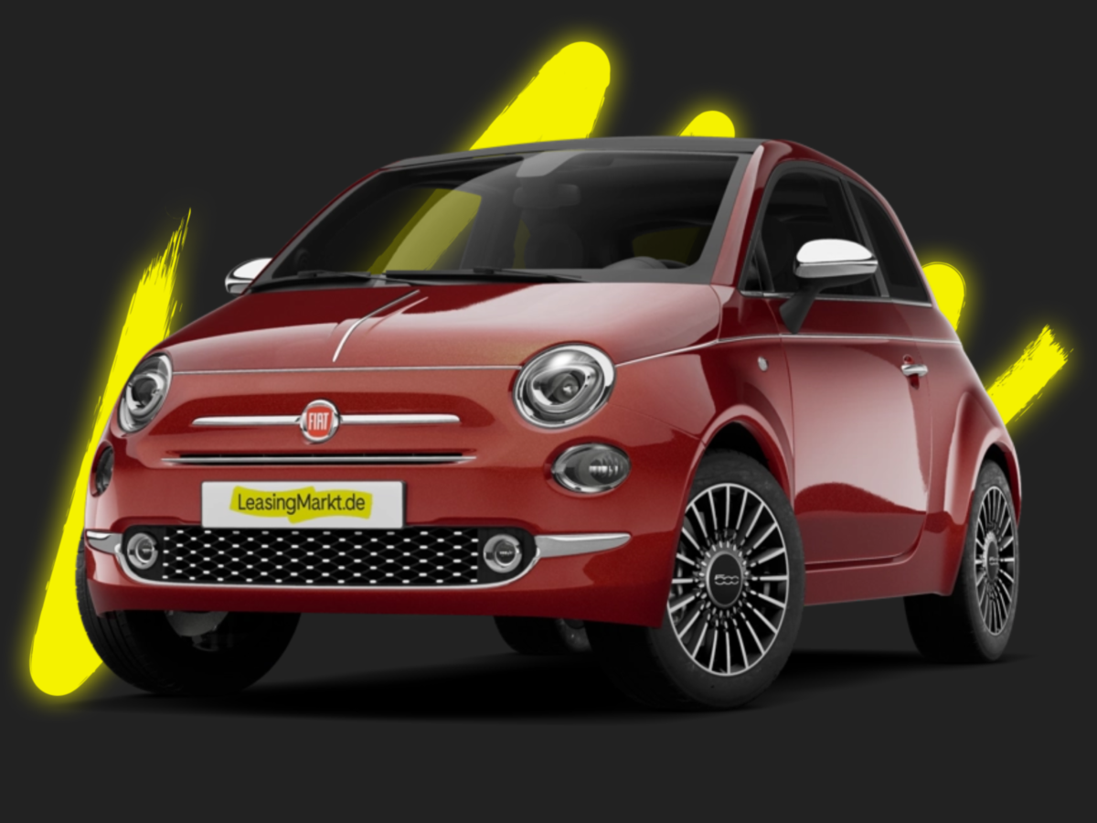 Fiat 500C Cabrio | König Black Deals 2025 🖤 | Ohne Bereitstellungskosten ❗️