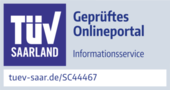 TÜV zertifiziert - geprüftes OnlineportalTÜV zertifiziert - geprüftes Onlineportal