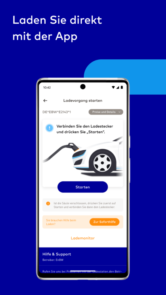 enbw mobility app elektroauto laden