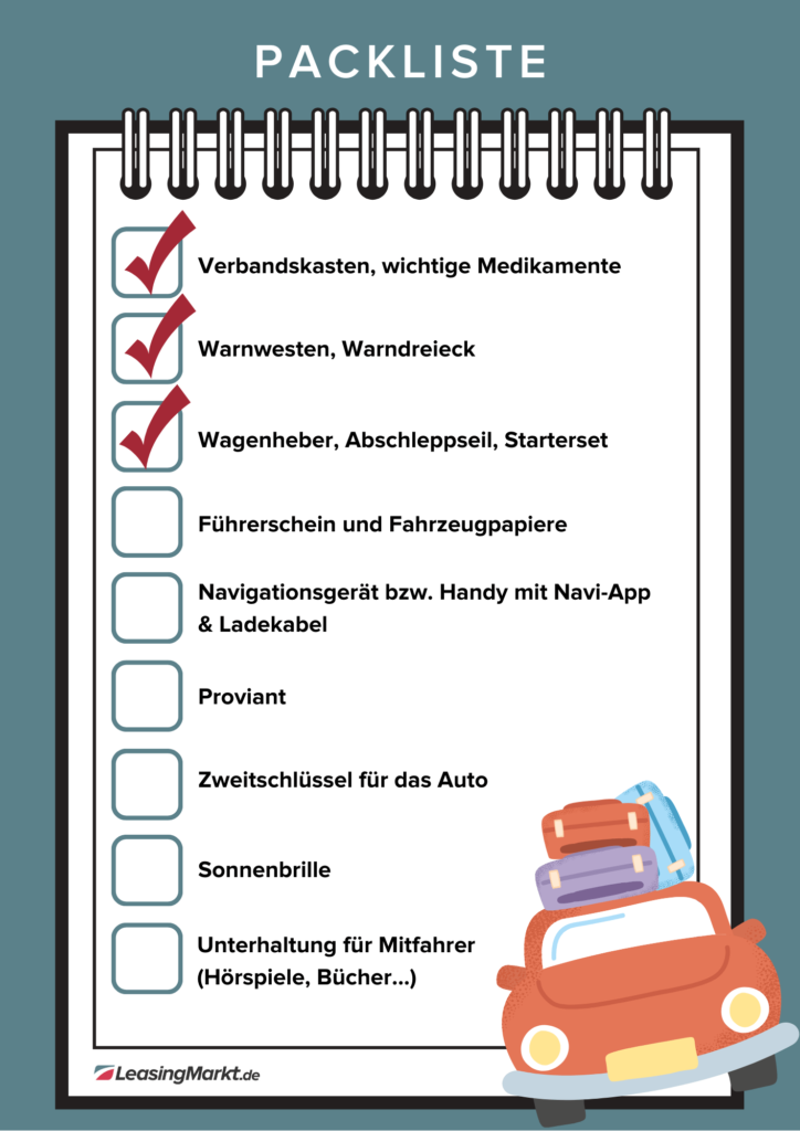 infografik packliste